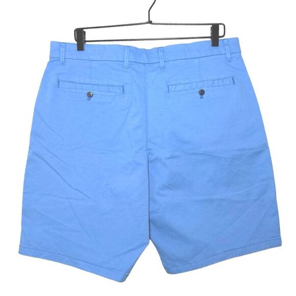 NWT Gap Men’s 10” Essential Khaki Shorts Blue Suede Size 34 - Picture 4 of 9